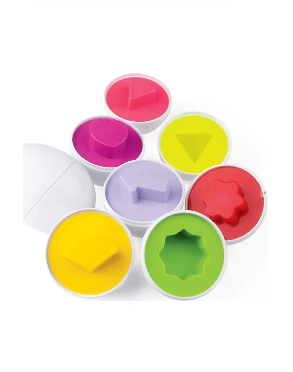 10lu Geometrik Yumurta Eşleme Oyunu Şekilli Eğitici Öğretici Motor Gelişim Görsel Algı Oyuncak Toys
