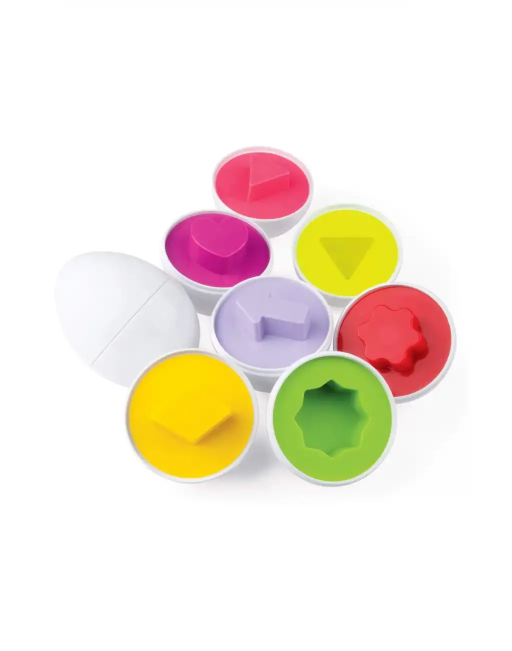 6lı Geometrik Yumurta Eşleme Oyunu Şekilli Eğitici Öğretici Motor Gelişim Görsel Algı Oyuncak Toys