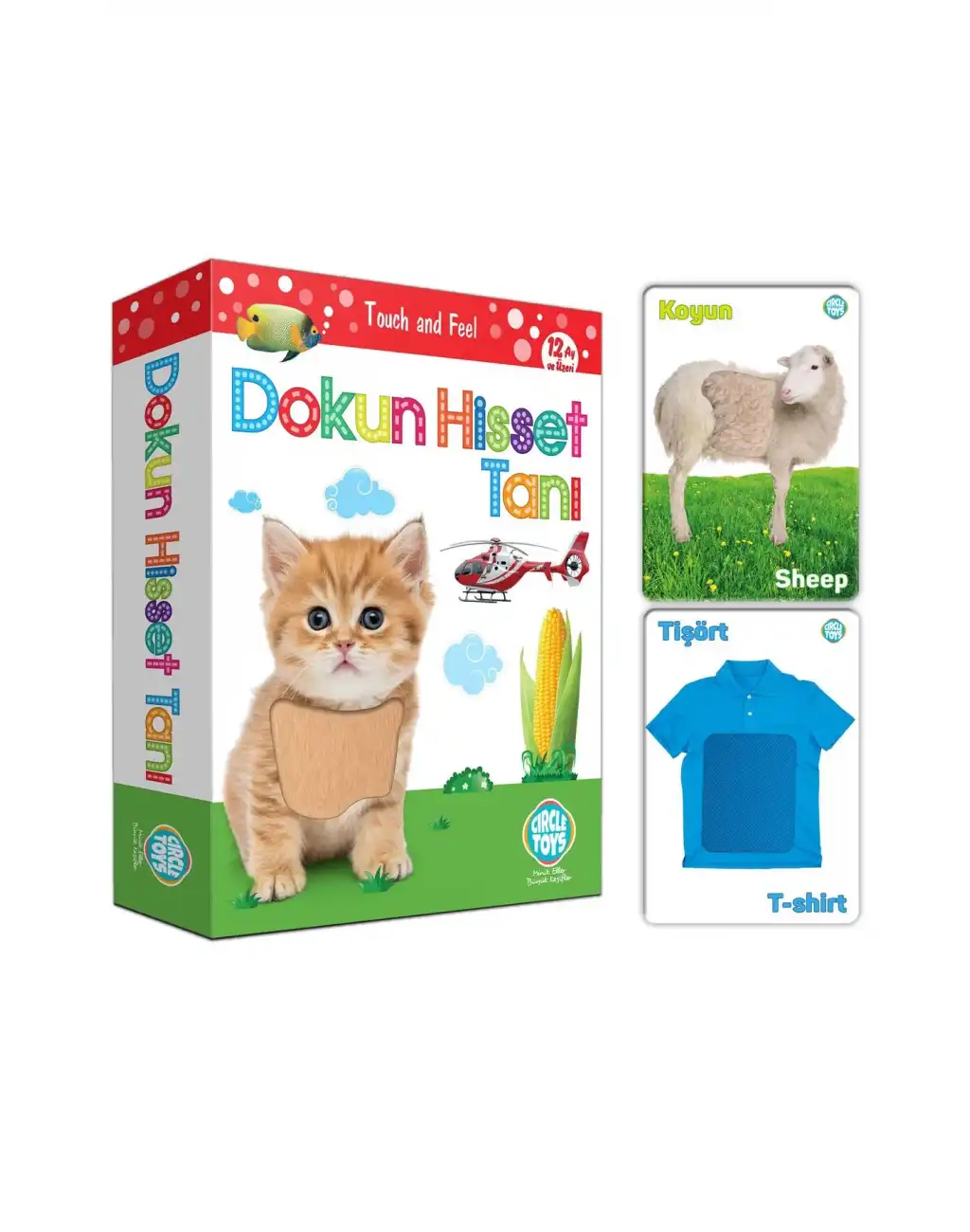 36 Parça Dokun Hisset Tanı Duyusal Zeka Kartları Eğitici Doğa Hayvan Eşya Öğrenme Seti Kutulu Oyun