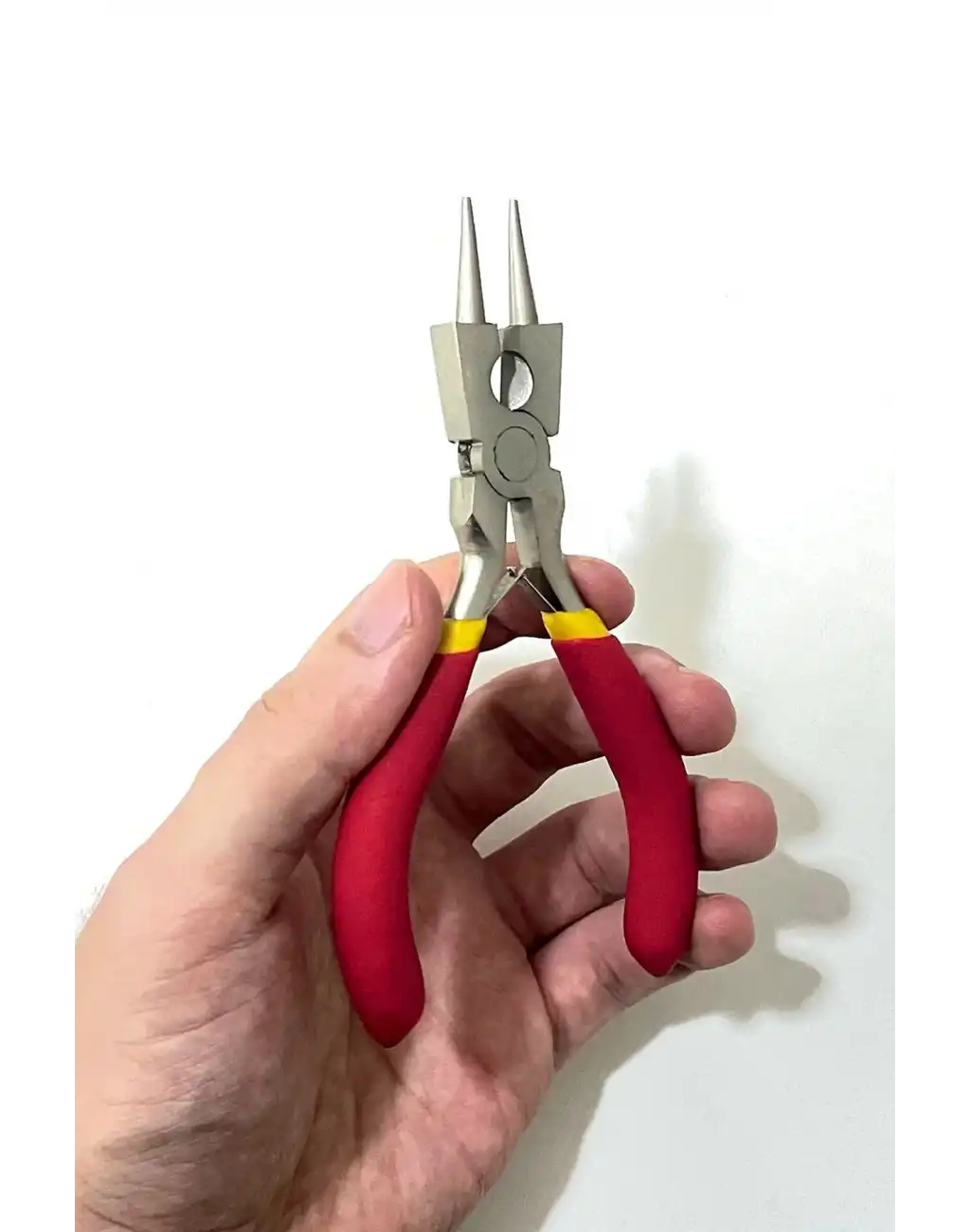 Mini Kıvırma Pensesi İnce Uçlu Dayanıklı Çelik Bijuteri Tamir Takı Hobi İçin Çok Amaçlı A Kalite