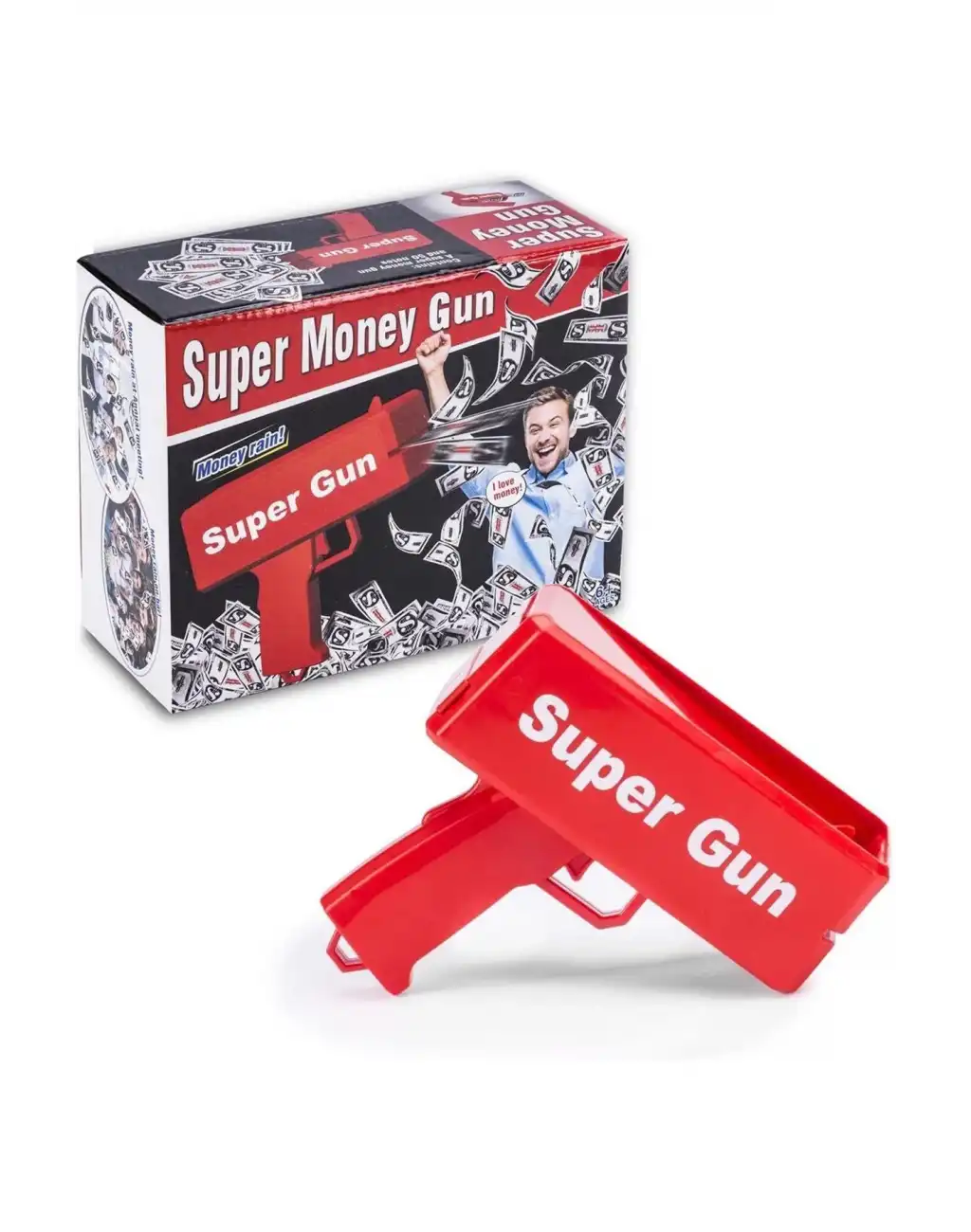 Parti Düğün Nişan Kına Doğum Günü Eğlence Aleti Para Saçma Tabancası Super Money Gun Püskürtme