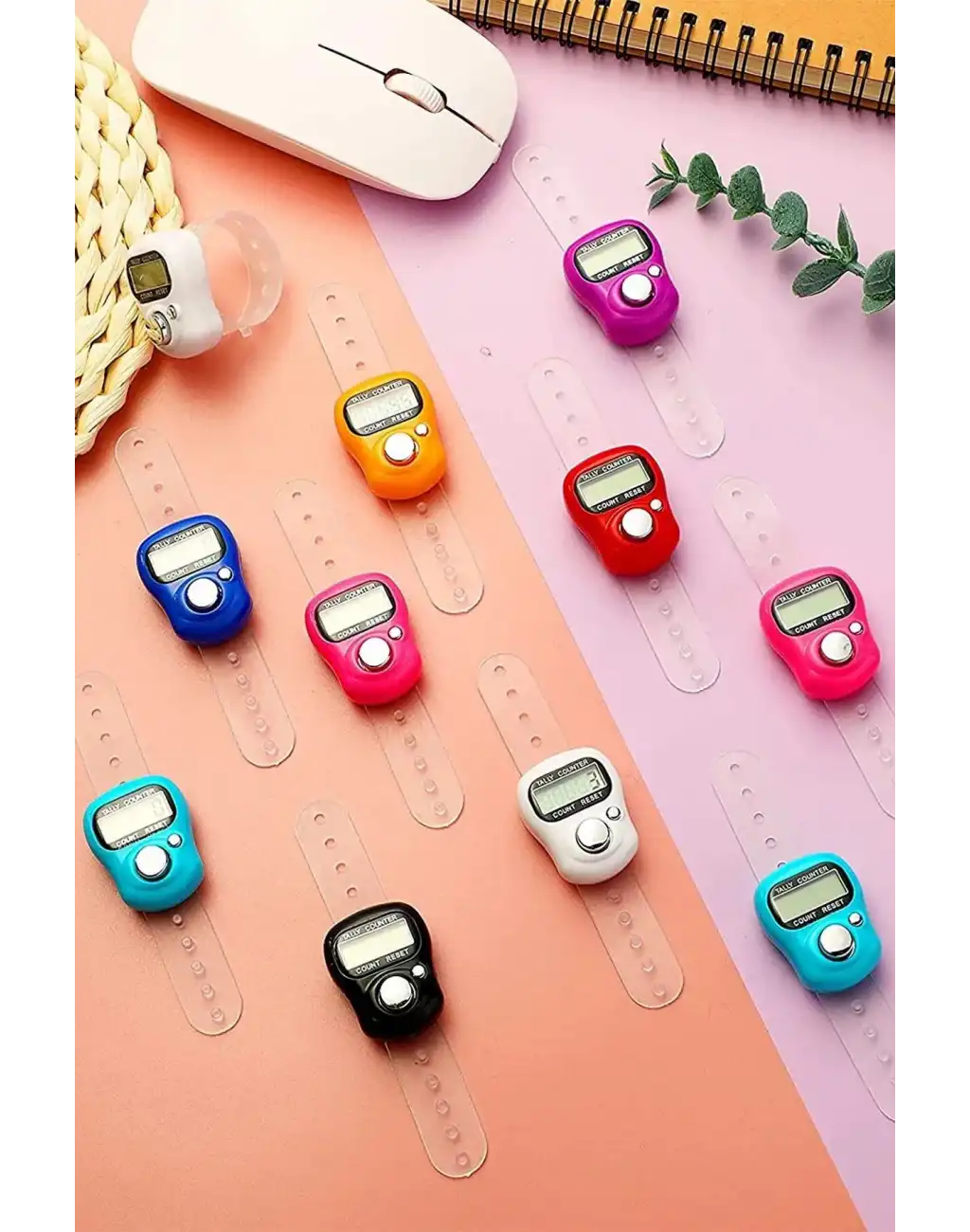 Yeni Nesil Dijital Zikirmatik 1 Adet Yüzük Tesbih Zikir Sayar Parmak Sayacı Pratik Tesbihmatik Sayaç