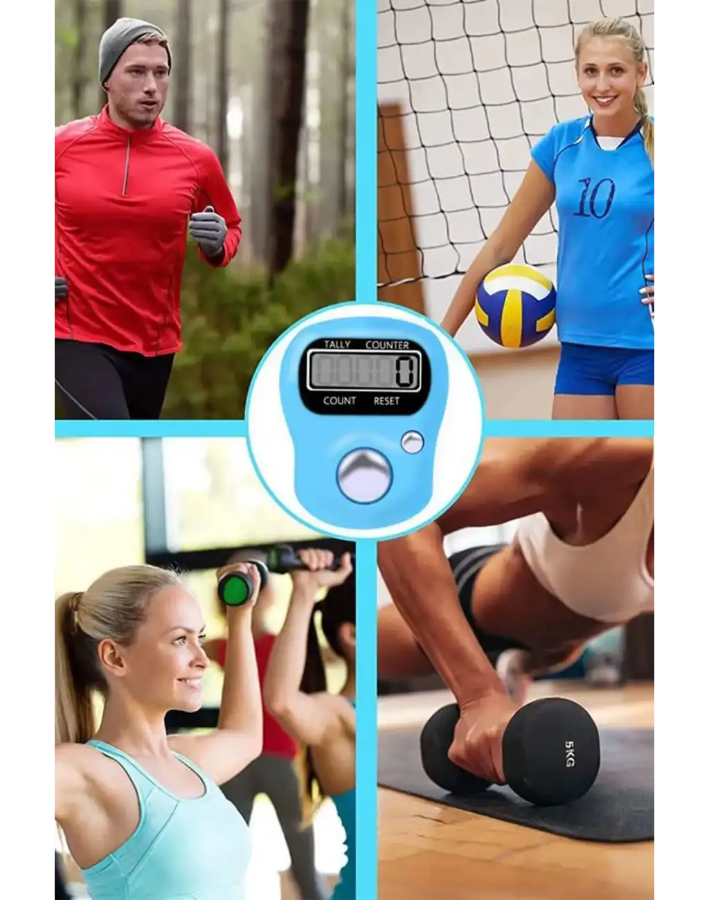 Yeni Nesil Dijital Zikirmatik 1 Adet Yüzük Tesbih Zikir Sayar Parmak Sayacı Pratik Tesbihmatik Sayaç