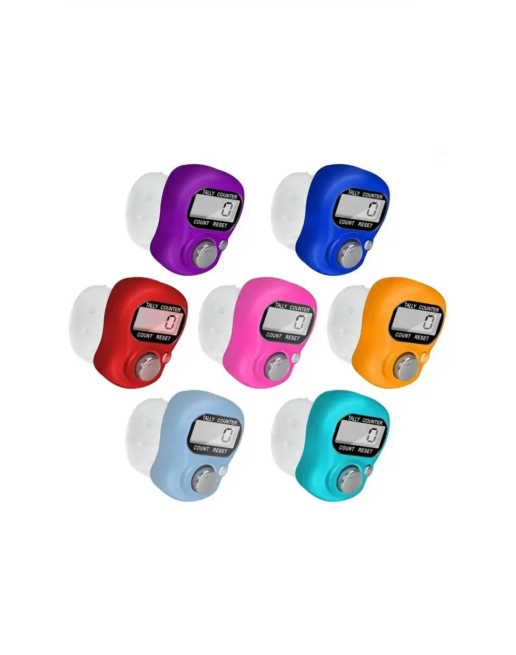 Yeni Nesil Dijital Zikirmatik 1 Adet Yüzük Tesbih Zikir Sayar Parmak Sayacı Pratik Tesbihmatik Sayaç