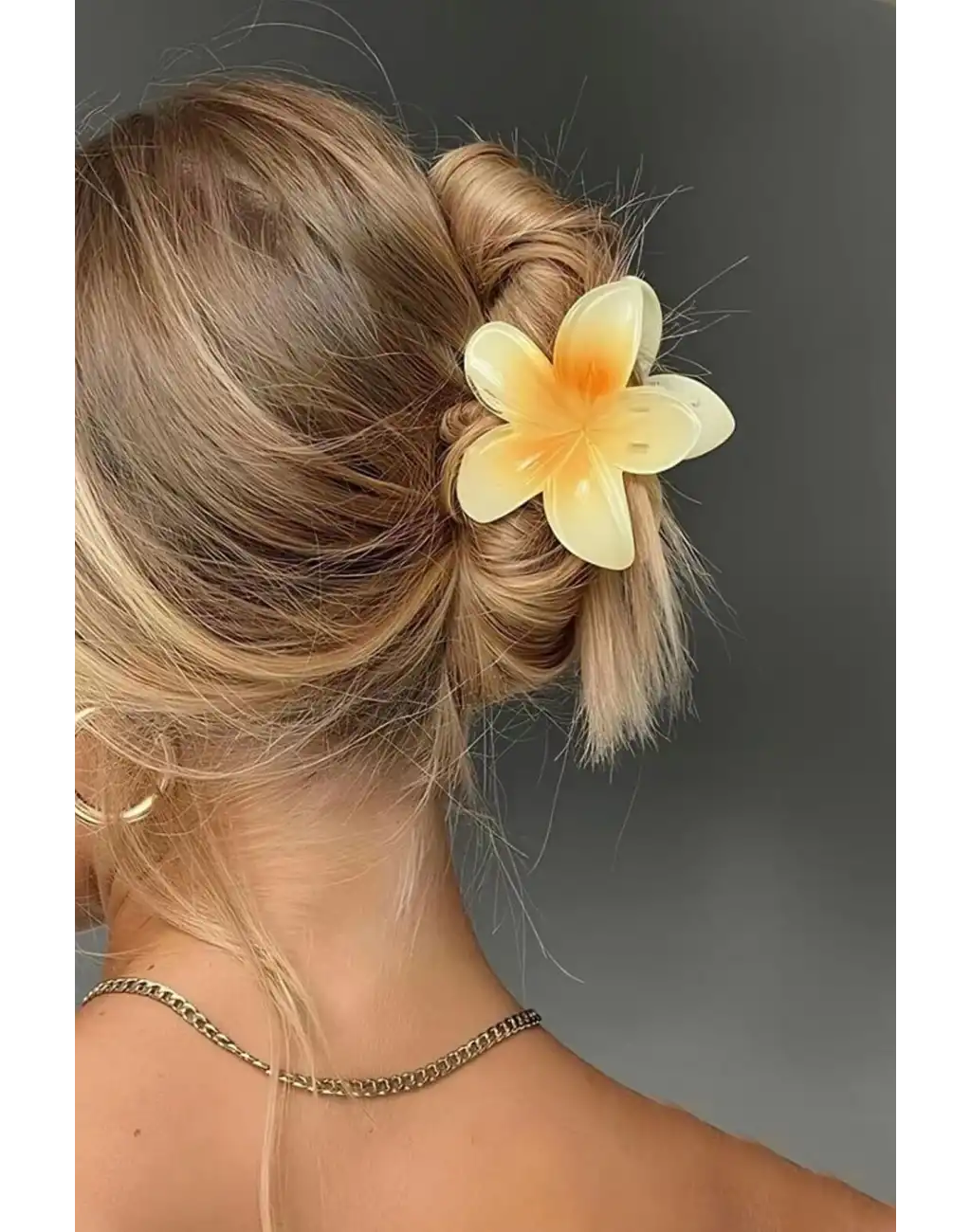 6lı Lotus Çiçeği Mandal Toka Parlak Akrilik Çok Renkli Mika Şık Yeni Sezon Kadın Saç Tokası Seti