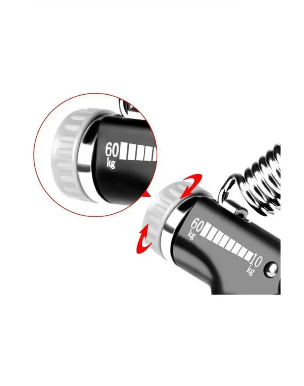 2li Göstergeli Sayaçlı El Yayı Aleti Ayarlanabilir Spor Bilek Kas Kol Güçlendirme Egzersiz Ekranlı