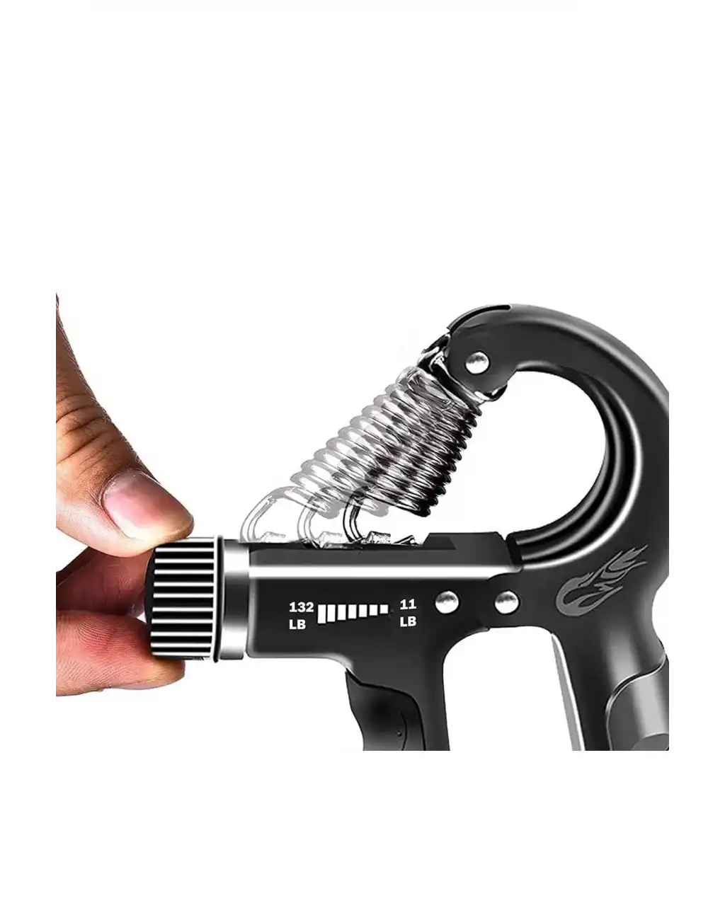 2li Göstergeli Sayaçlı El Yayı Aleti Ayarlanabilir Spor Bilek Kas Kol Güçlendirme Egzersiz Ekranlı