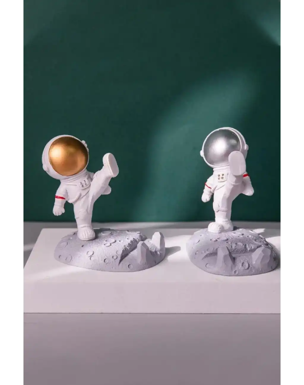 Masaüstü Sevimli Astronot Telefon Tutucu Standı Sağlam Tutunma Sallanmaz Dekoratif Evde Ofiste 1 Ad.