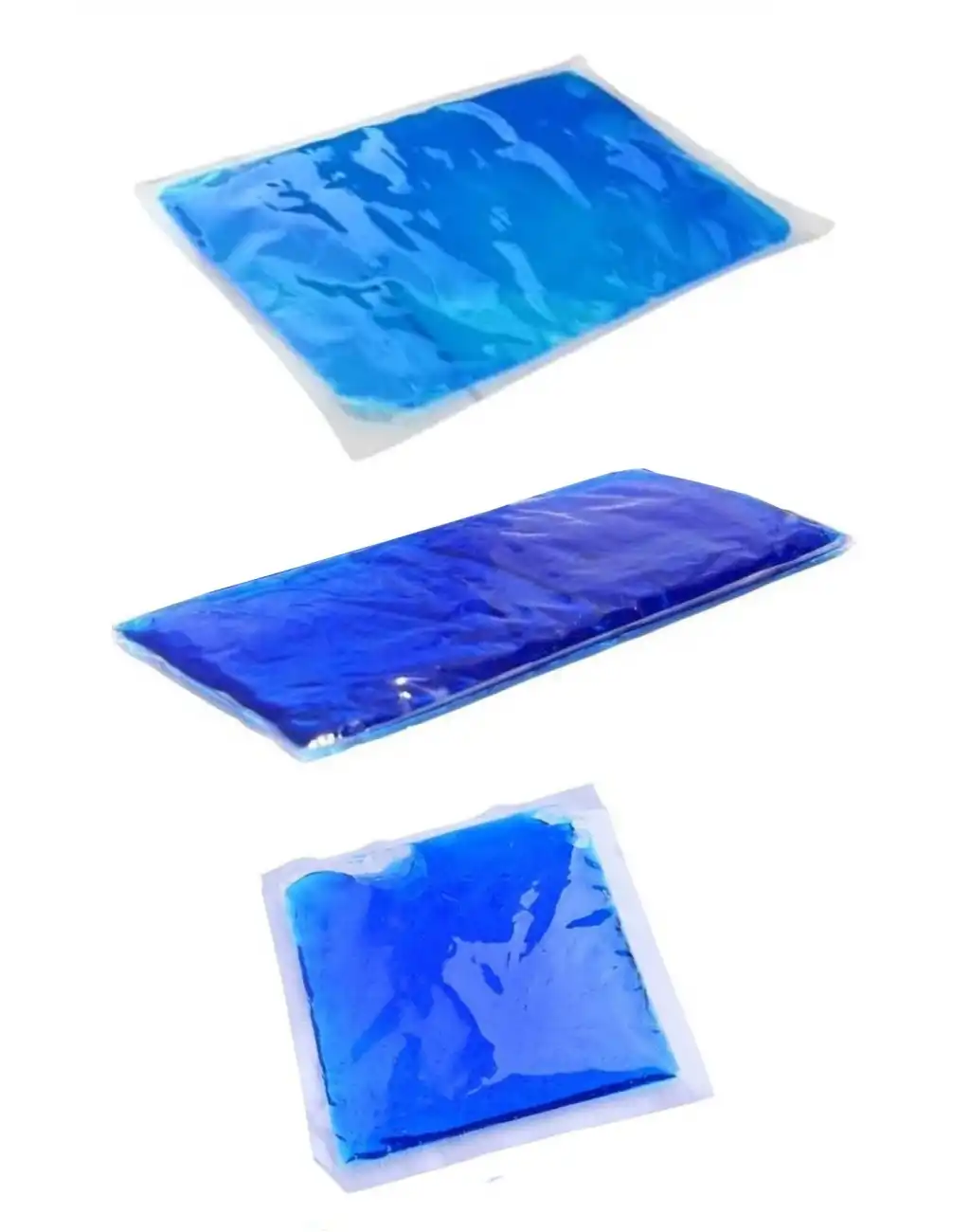 3lü Küçük Orta Büyük Boy Sıcak Soğuk Kompres Buz Jel Yeniden Kullanılabilir El Ayak Termojel