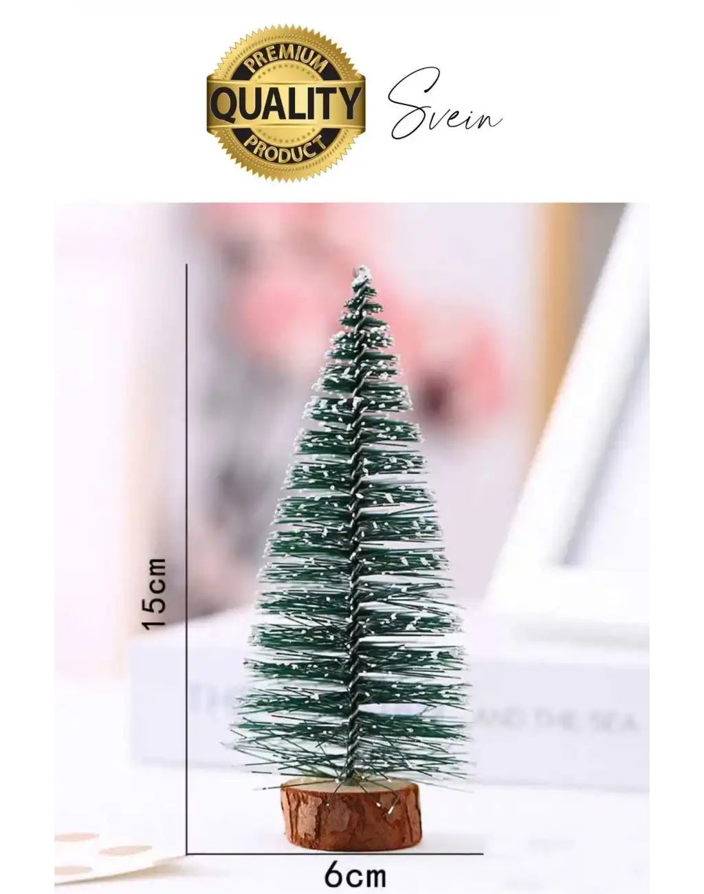 3 Boy Mini Çam Ağacı Masaüstü Minyatür Dekorasyon Süs Kar Yeni Yıl Noel Yapay Sedir Ağacı Seti Küçük