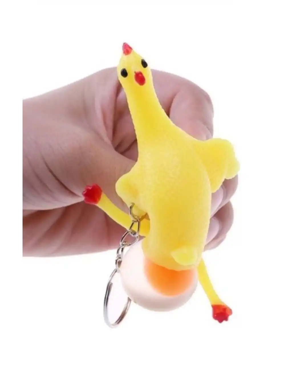 Squishy Yumurtlayan Tavuk Anahtarlık Civciv İlginç Komik Sevmli Aksesuar Hediye Oyuncak Arkadaşa