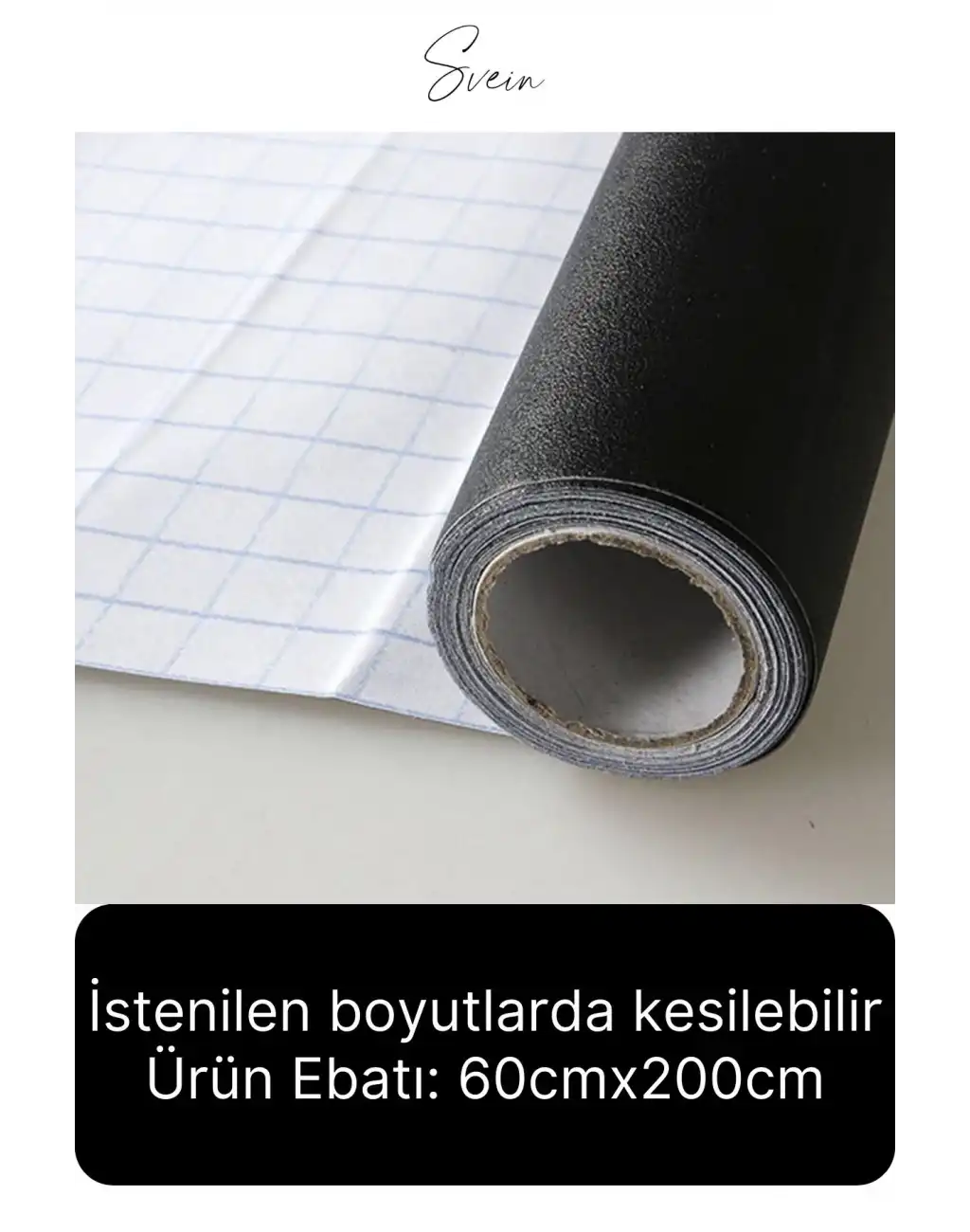 Büyük Boy Kendinden Yapışkanlı Rulo Kara Tahta Sticker Blackboard Siyah Okul İş İçin Yazı Tahtası