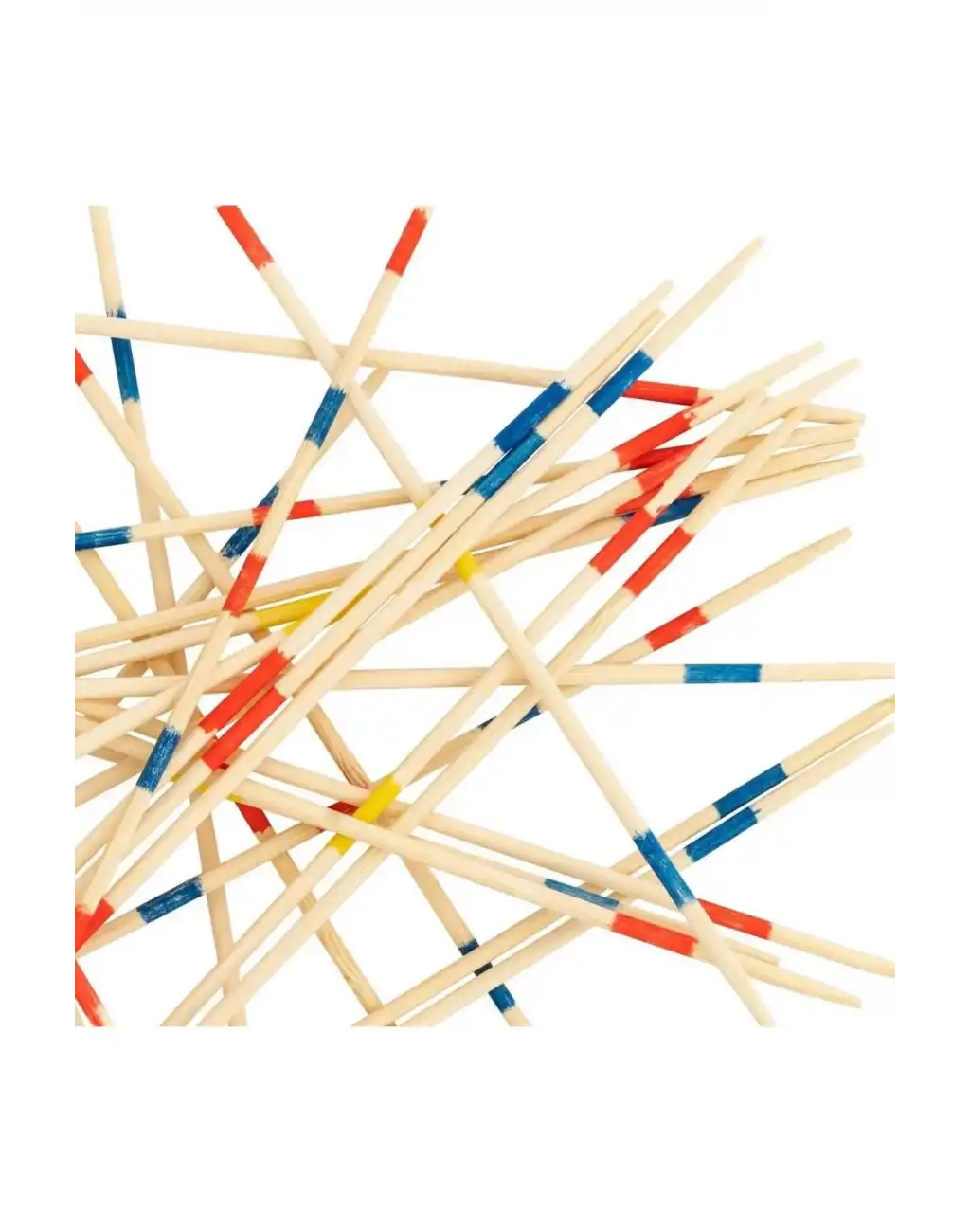 Ahşap Mikado Oyun Çubukları Mini Renkli Eğitici Motor Zeka ve Beceri Oyunu 31 Adet Çubuk