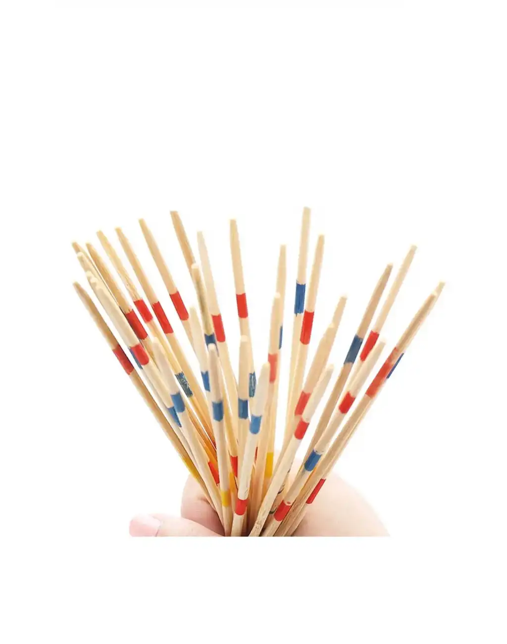 Ahşap Mikado Oyun Çubukları Mini Renkli Eğitici Motor Zeka ve Beceri Oyunu 31 Adet Çubuk