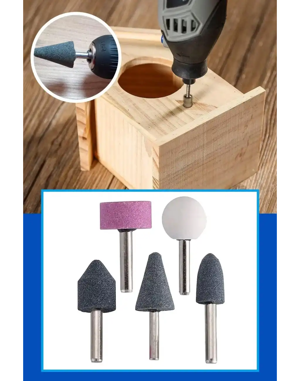 5 Parça Mini Taşlama Çapak Alma Oyma Şekil Verme Ahşap Metal Kalıpçı Seti Gravür Oyma Hobi Takımı