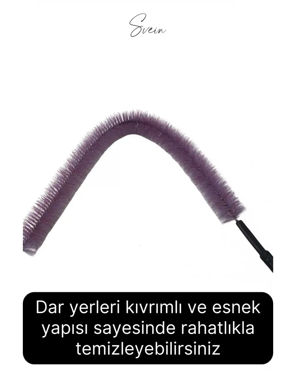 Pratik Esnek Bükülebilir Ergonomik Kalorifer Peteği Motor Dolap Altı Temizleme Fırçası