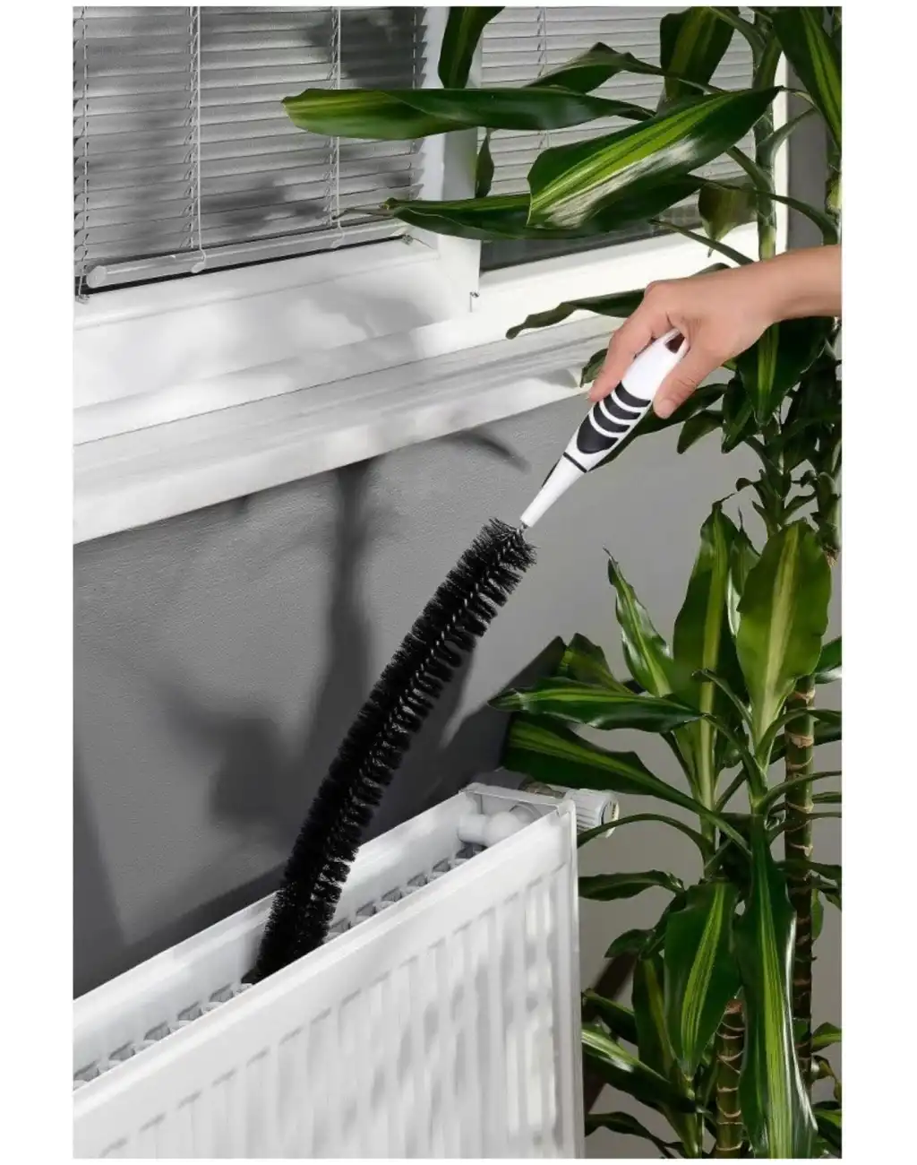 Pratik Esnek Bükülebilir Ergonomik Kalorifer Peteği Motor Dolap Altı Temizleme Fırçası