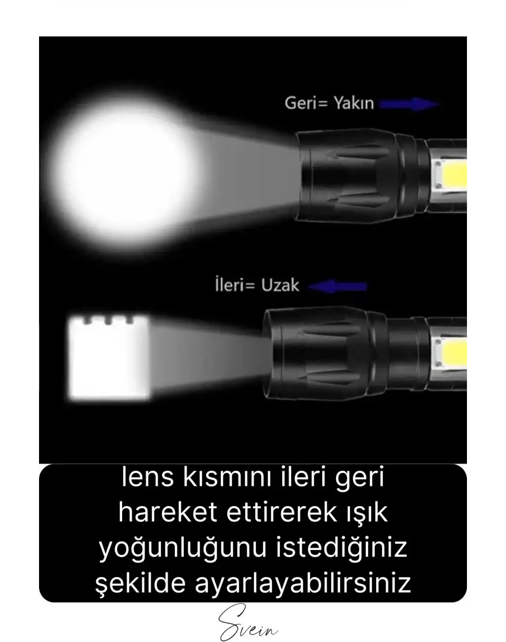 3 Modlu Güçlü Usb Type-C Şarjlı Mini Su Geçirmez Metal Taşınabilir Kutulu Kamp Işık Led El Feneri