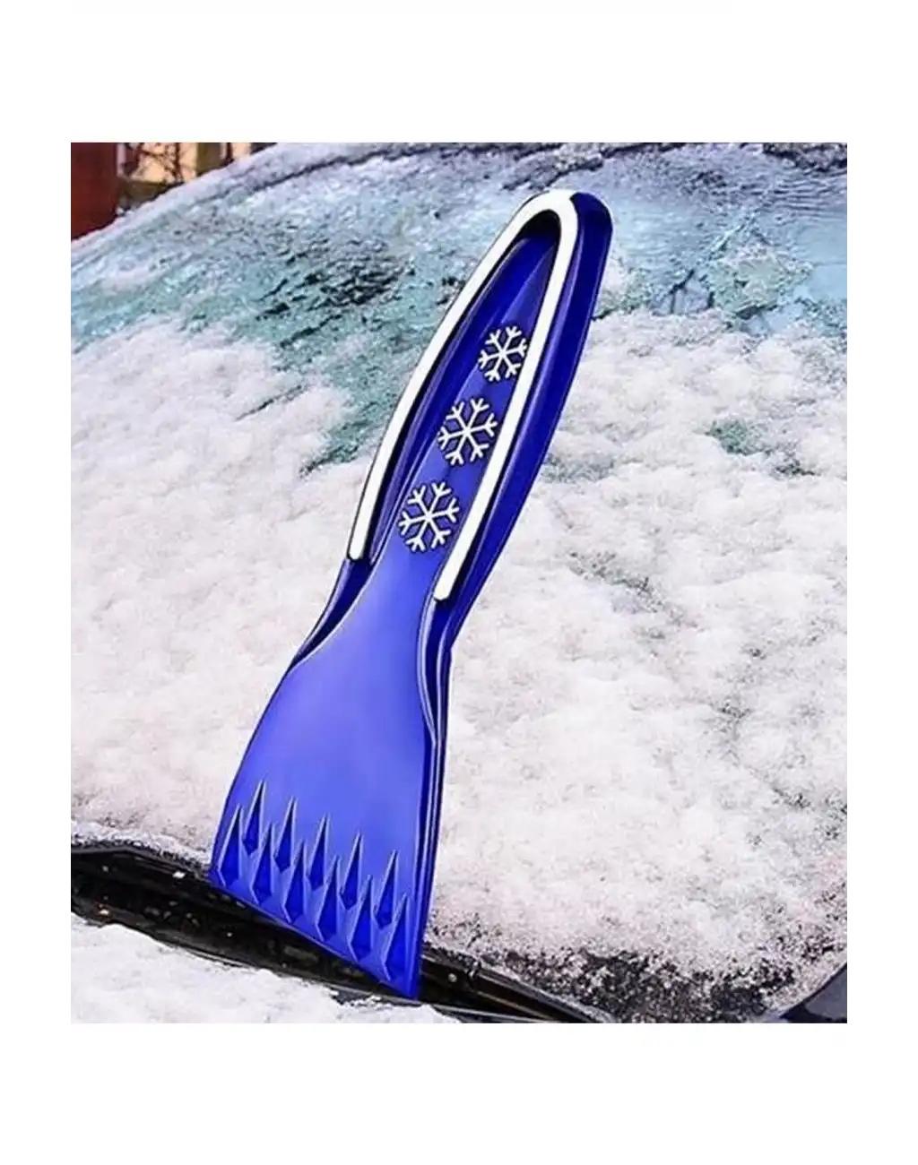 Araç Kar Buz Kırıcı Kazıyıcı Ön Cam Oto Pencere Temizleme Silici Aparatı Çift Taraflı Dayanıklı Cep