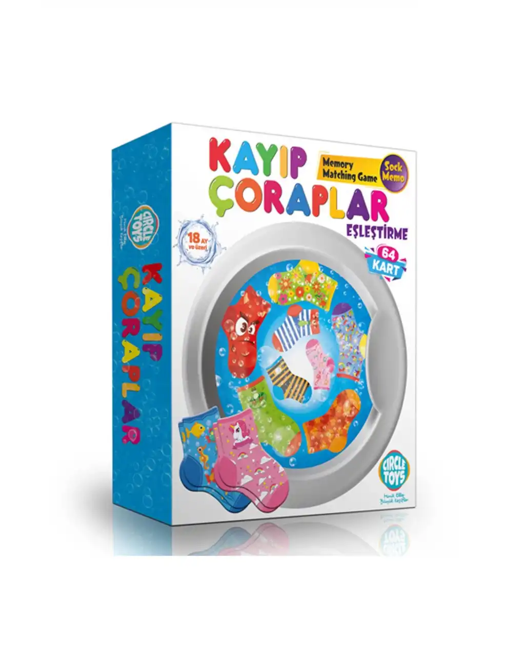 Kayıp Çoraplar Eşleştirme Beceri Zeka Geliştirme El Göz Algı Koordinasyon Okul Öncesi Kutulu Oyunu