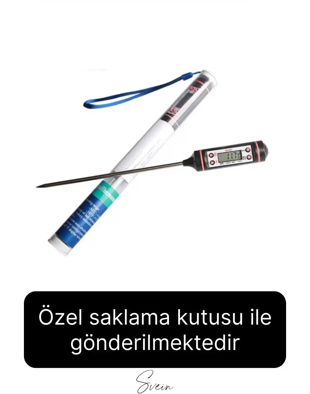 Dijital Gıda Et Tavuk Yemek Pişirme Çubuk Termometre Profesyonel Barbekü Sıcaklık Ölçer Mutfak