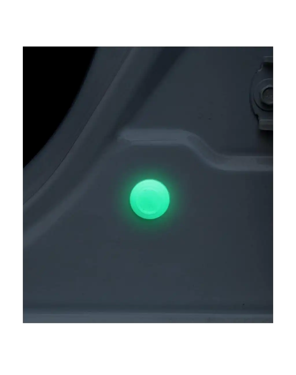 10lu Fosforlu Araç İçin Plastik Çarpma Önleyici Kapı Sesi Darbe Azaltıcı Özellikli Absorbe Aparatı