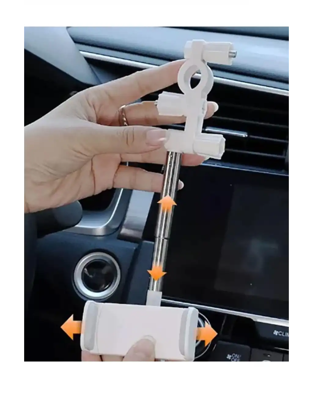 Premium Dayanıklı Araç İçi Oto Dikiz Aynası Akrobat Telefon Tutacağı GPS Takip Standı Universal