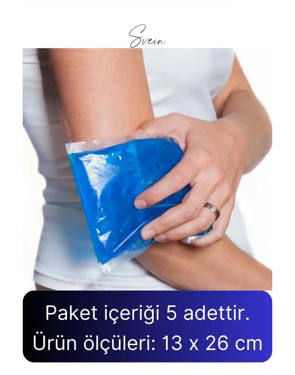 5li Avantaj Orta Boy Soğuk Sıcak Kompres Buz Jel Termojel El Ayak Diz Ağrı Tekrar Kullanılabilir