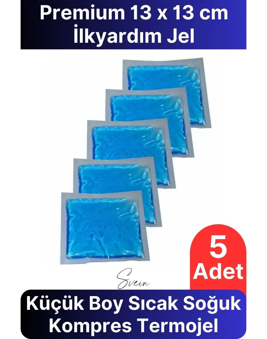 5li Avantaj Küçük Boy Soğuk Sıcak Kompres Buz Jel Termojel El Ayak Diz Ağrı Tekrar Kullanılabilir