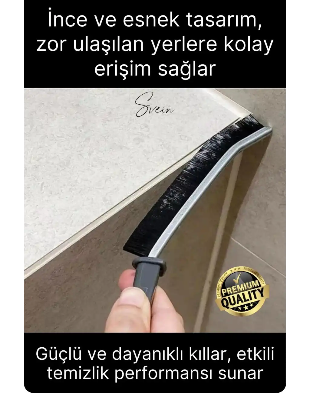 1 Adet Çok Amaçlı Multi İnce Temizlik Fırçası Derz Arası Banyo Mutfak Lavabo Detay Temizleme Aracı