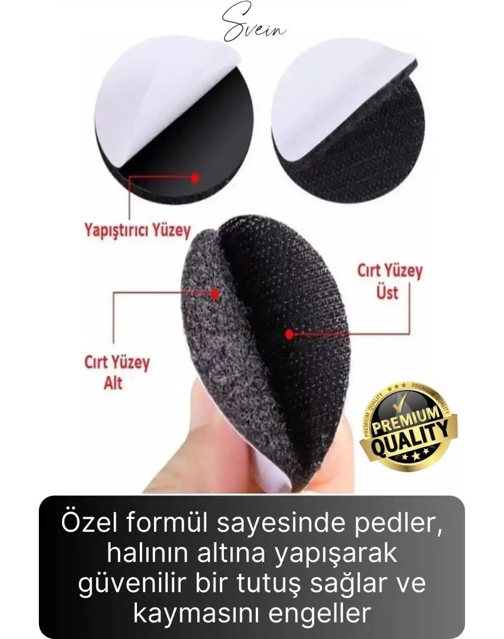 10 Adet Halı Kilim Koltuk Örtü Sabitleyici Kaydırmaz Cırt Kendinden Yapışkanlı Ped Yıkanabilir Bant