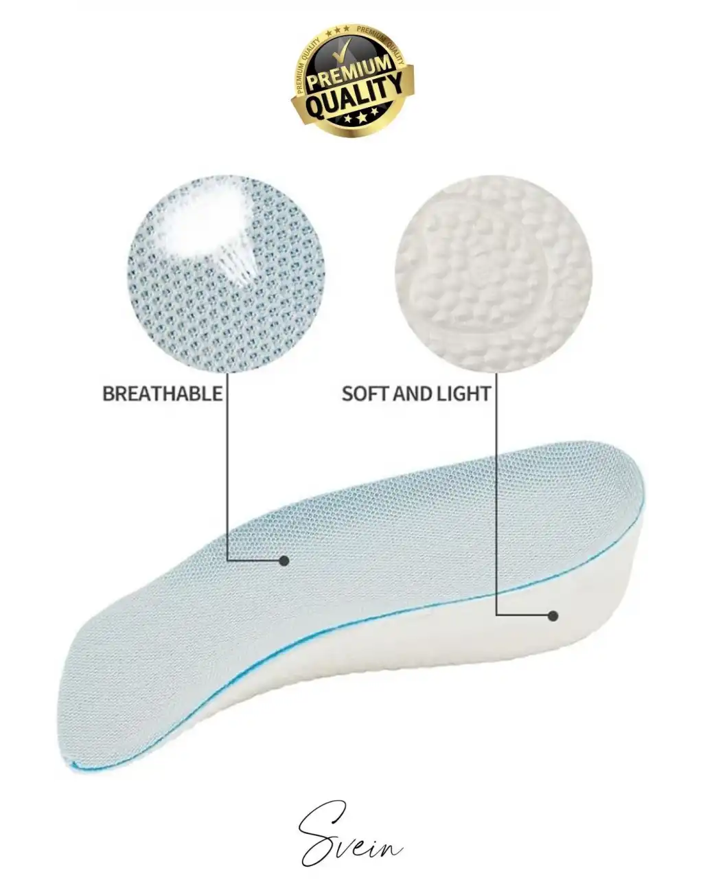 2,5 cm Boy Uzatıcı Tabanlık Gizli Topuk Yükseltici Ortopedik Rahat Konforlu Uzatan Unisex Eva Köpük