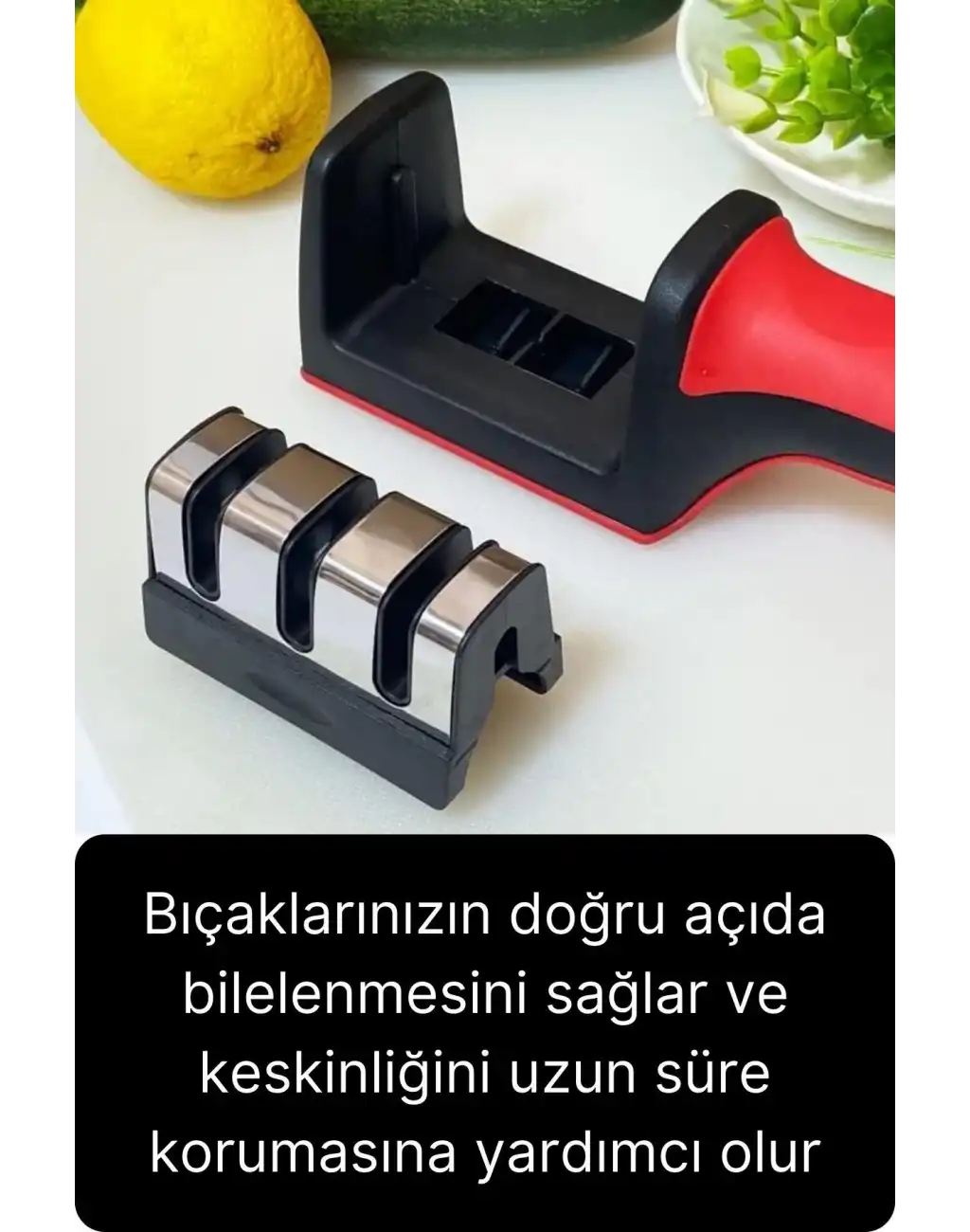 Profesyonel Bileme Aleti 3 Açılı Aşamalı Çok Fonksiyonlu Elmas Seramik Tungsten Çelik El Bıçakları