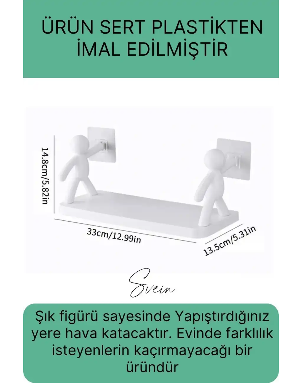 Sevimli İnsan Motifli Banyo Mutfak Ofis Baharat Raf Modern Organizer Düzenleyici Çöp Adam Çok Amaçlı