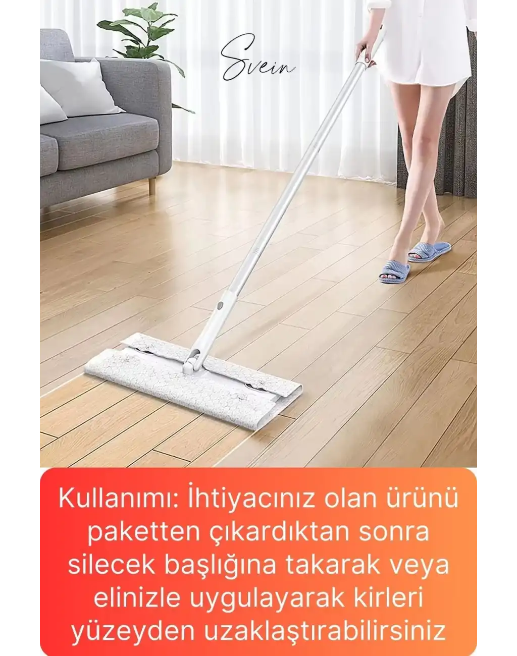 80 Adet Tak Kullan At Islak Mop Yüzey Temizlik Bezi Havlusu İz Bırakmaz Fayans Ahşap Duvar Büyük Boy