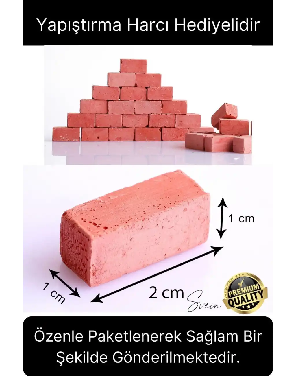 Özel Üretim 300 Parça Eğitici Öğretici Mini Tuğla İnşaat Maket Ev Kendin Yap Boya Beceri Hobi Seti