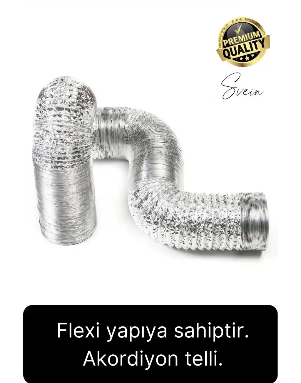 2li Premium Yırtılmaz Kopmaz Ankastre Aspiratör Davlumbaz Havalandırma Borusu Alüminyum Folyo Bant