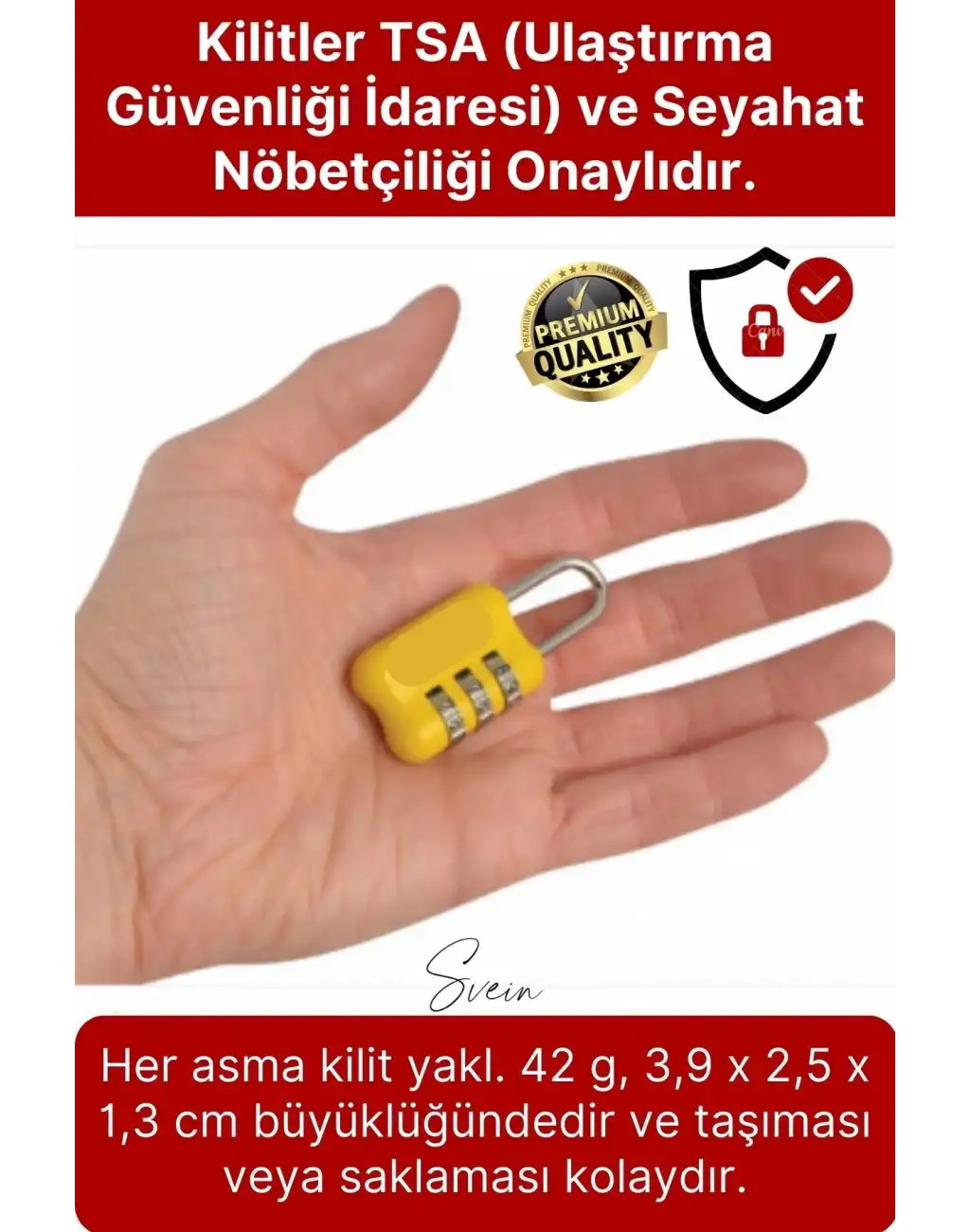 Premium Seyahat Tipi Şifreli TSA Onaylı Kırılmaz Çelik Bagaj Valiz Çanta Dolap Asma Kilit seti