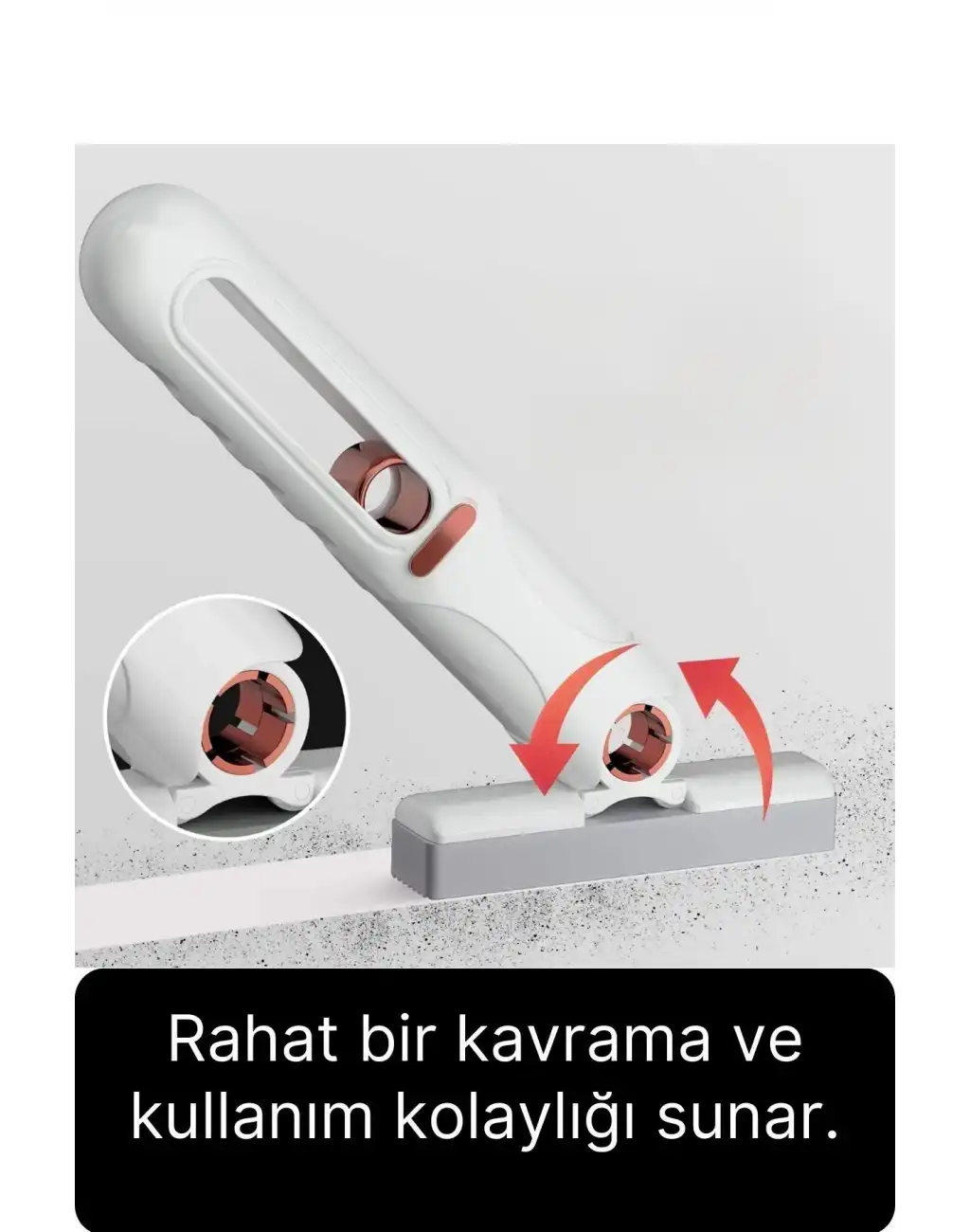 Premium Mini Kelebek Mop Portatif Temizlik Seti Pratik Cam Yüzey Silme Aparatı Taşınabilir Küçük