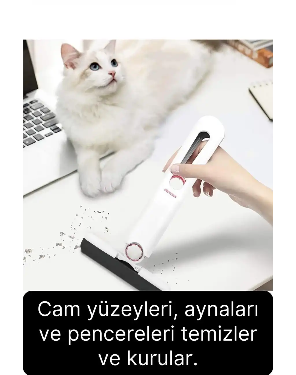 Premium Mini Kelebek Mop Portatif Temizlik Seti Pratik Cam Yüzey Silme Aparatı Taşınabilir Küçük