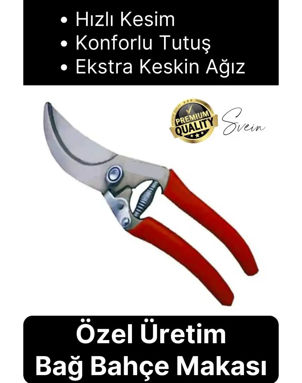 Özel Üretim Premium Bağ Ağaç Budama Makası Üzüm Bahçe Çiçek Gül Bitki Narenciye Eğri Dal Kesme Aleti