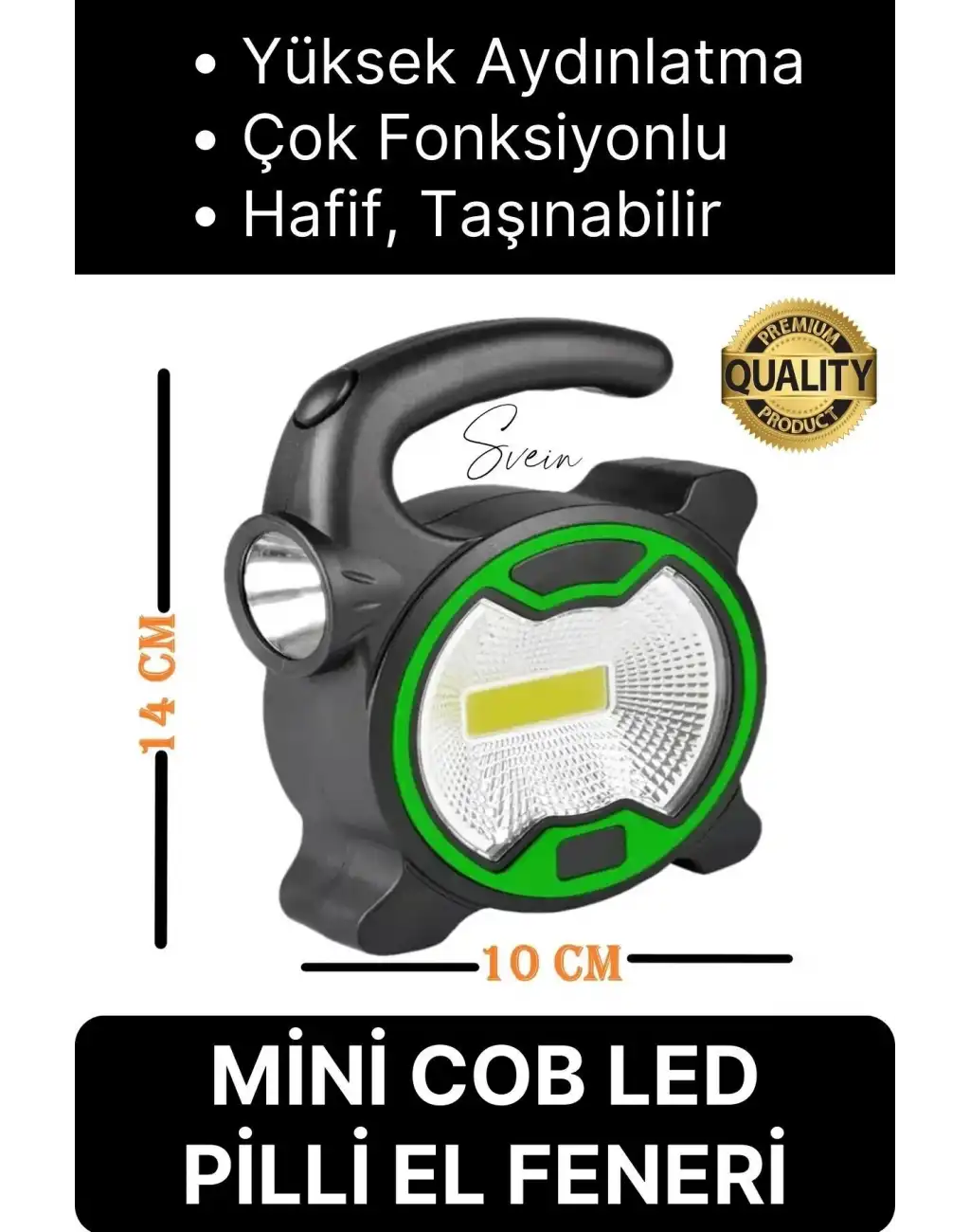 Outdoor Kamp Piknik Acil Durum Yüksek Aydınlatma Led El Feneri Tutacak Saplı Işıldak Pilli Lambası