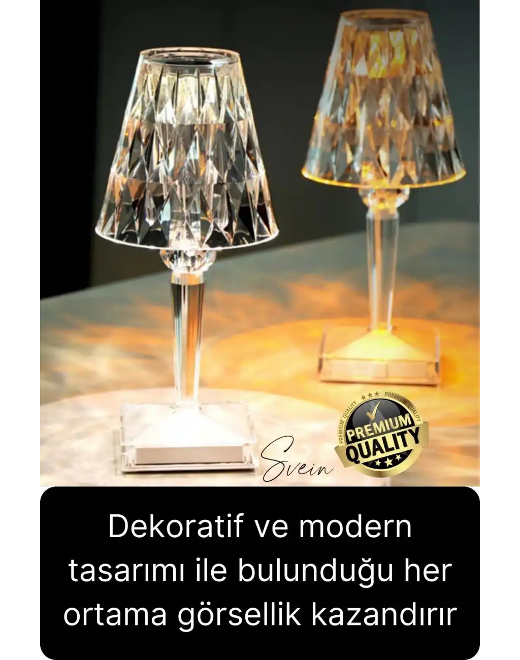 Premium Dimli 3 Işık Renkli Şarjlı Masa Lambası Led Abajur Dokunmatik Lambader Beyaz Günışığı