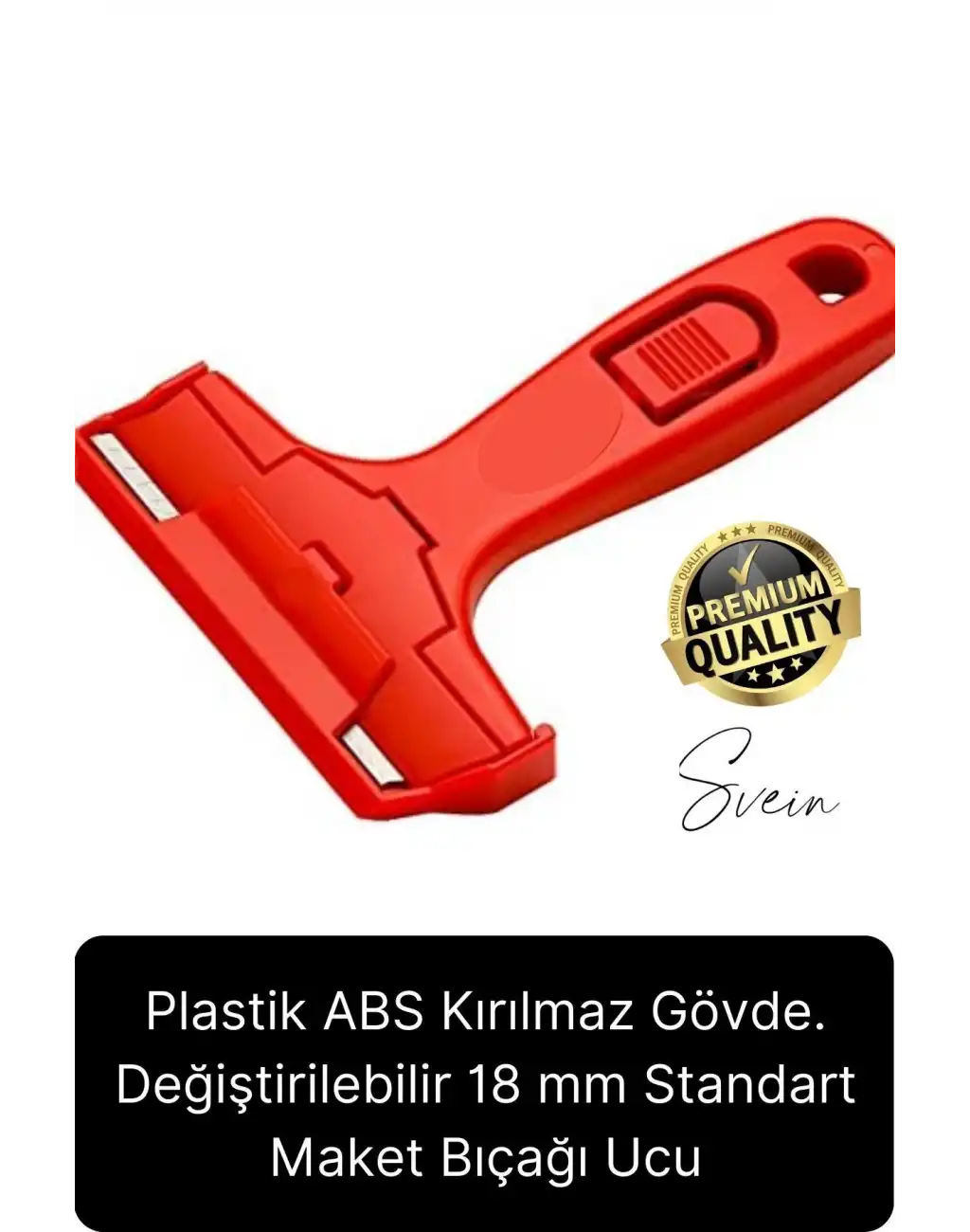 Premium Profesyonel Leke Macun Silikon Cam Derz Yapışkan Boya Sıva Kireç Etiket Sökücü Kazıma Bıçağı