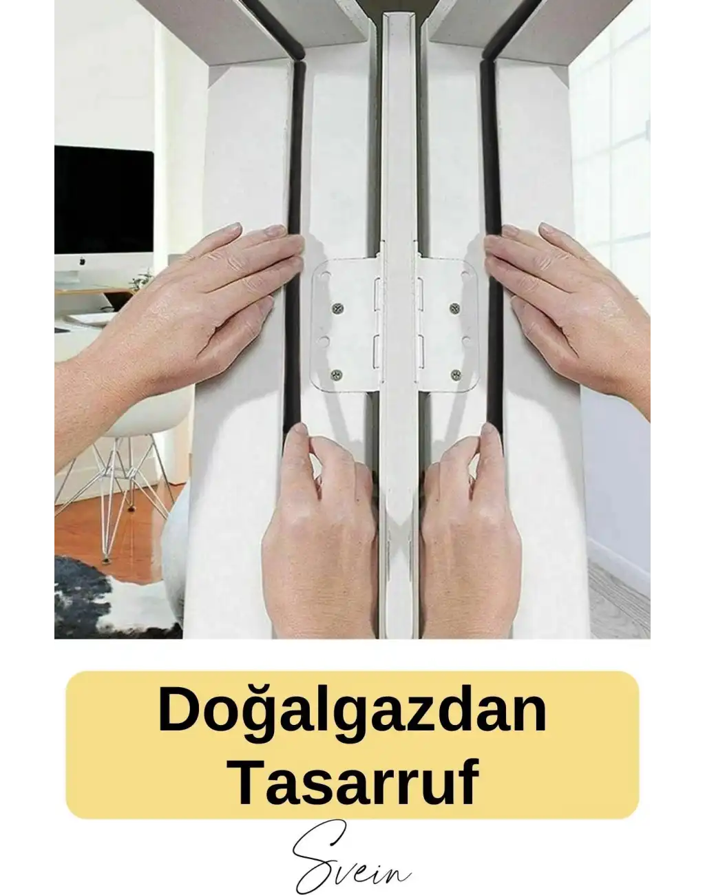 #Fitil Premium Kapı Pencere Soğuk Toz Sızdırmaz İzolasyon Fitili Kendinden Yapışkanlı Isı Yalıtım 2x5=10 mt