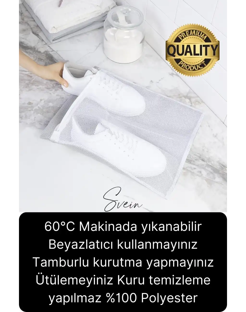 Premium Fermuarlı Ayakkabı Yıkama Filesi Sandalet Terlik Çamaşır Çorap Torbası Yırtılmaz Dayanıklı