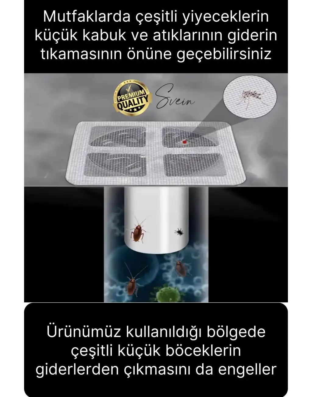 5 Adet Kullan At Yapışkanlı Banyo Duş Gider Süzgeci Saç Küvet Drenajı Tahliye Kapağı Tıkanıklık