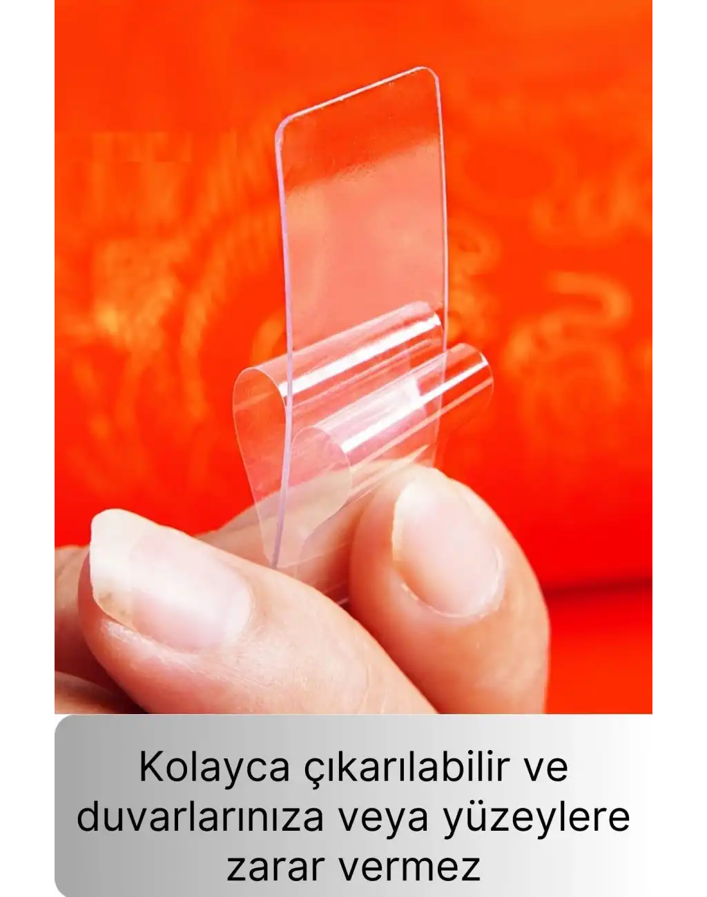 Kutulu Mini Çift Taraflı Bant Seti 60 Parça İz Bırakmaz Güçlü Şeffaf Yapıştırıcı Montaj Bandı