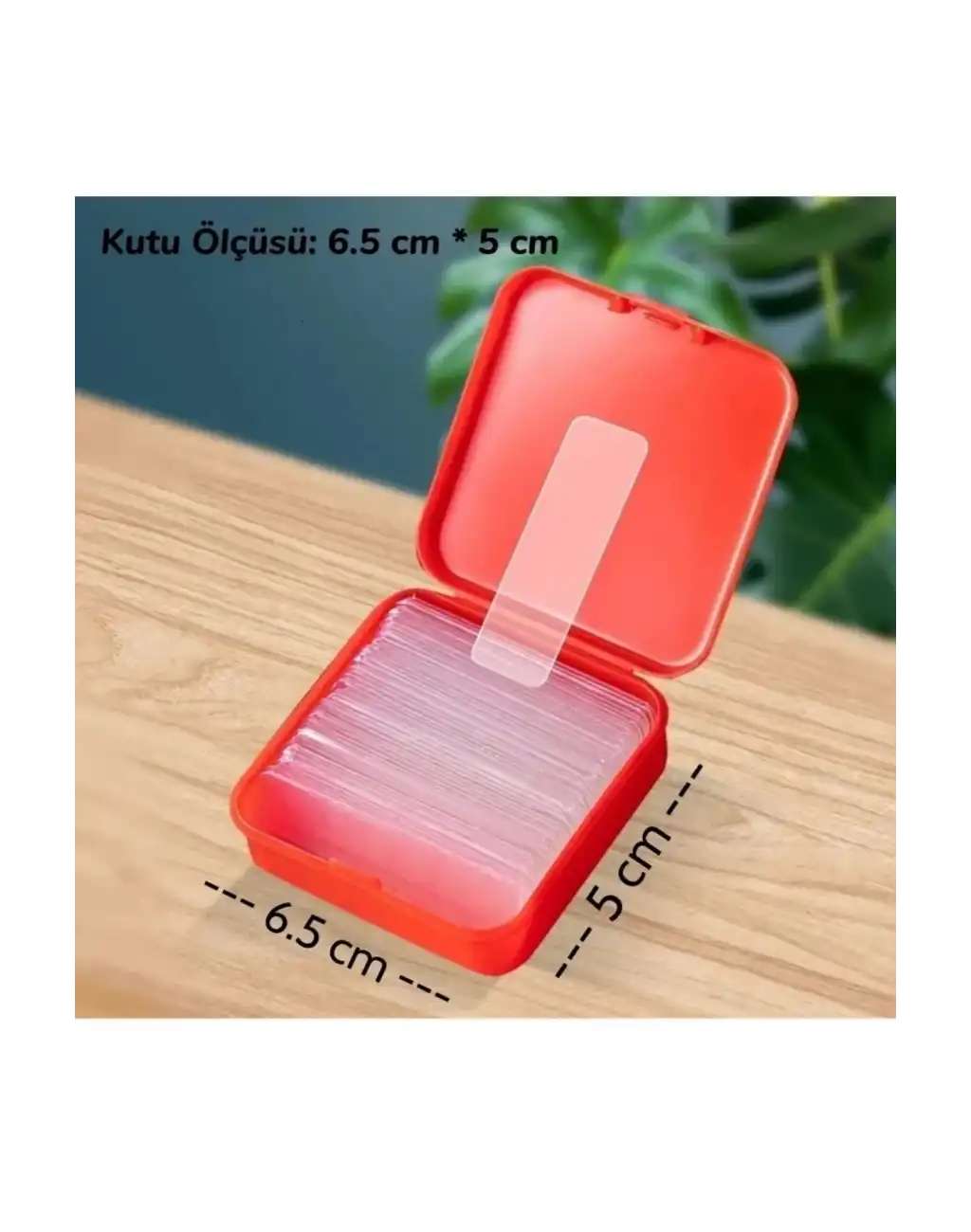 Kutulu Mini Çift Taraflı Bant Seti 60 Parça İz Bırakmaz Güçlü Şeffaf Yapıştırıcı Montaj Bandı