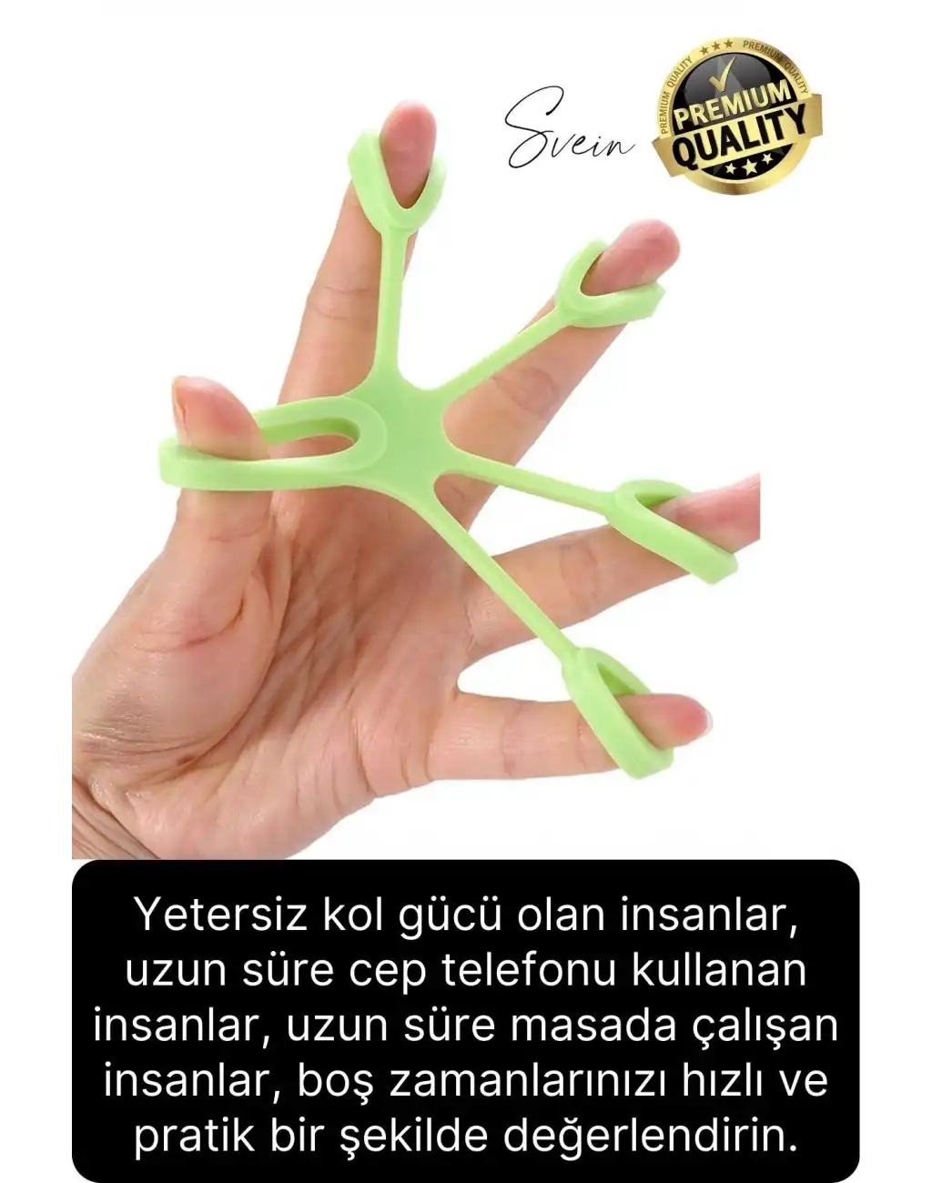 Silikon El Parmak ve Bilek Kas Kol Güçlendirici Orta Seviye Direnç Lastiği Örümcek Spor Egzersiz